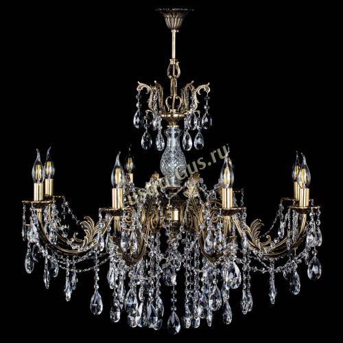 Люстра бронзовая Кассандра Алфея №8/1 журавлик в Химках Гусь Хрустальный