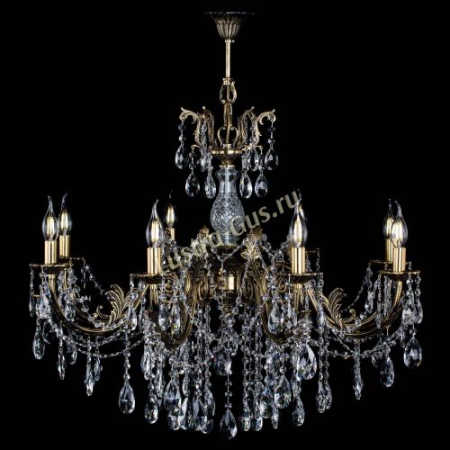 Люстра бронзовая Кассандра Алфея №8/1 журавлик в Химках Гусь Хрустальный