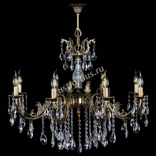 Люстра бронзовая Кассандра Алфея №8/2 журавлик в Химках Гусь Хрустальный