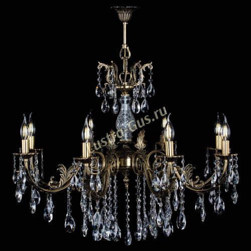 Люстра бронзовая Кассандра Алфея №8/2 журавлик в Химках Гусь Хрустальный