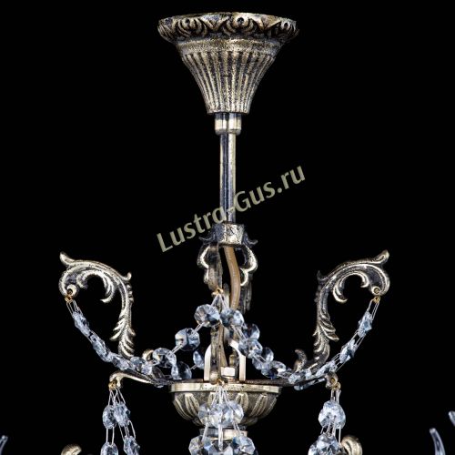 Люстра бронзовая Матильда №4 Шар в Химках Гусь Хрустальный