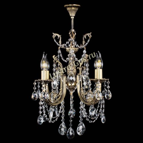 Люстра бронзовая Матильда №4 Баден в Химках Гусь Хрустальный