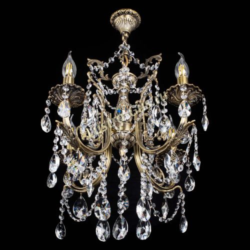 Люстра бронзовая Матильда №4 Лучик в Химках Гусь Хрустальный