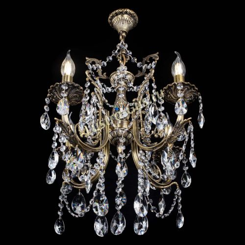 Люстра бронзовая Матильда №4 Лучик в Химках Гусь Хрустальный