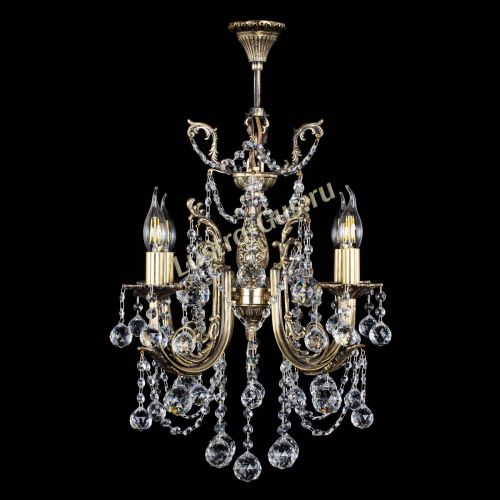 Люстра бронзовая Матильда №4 Шар в Химках Гусь Хрустальный