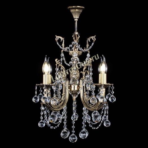 Люстра бронзовая Матильда №4 Шар в Химках Гусь Хрустальный