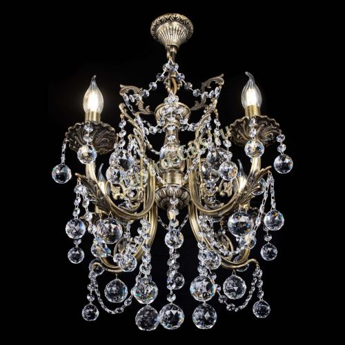 Люстра бронзовая Матильда №4 Шар в Химках Гусь Хрустальный