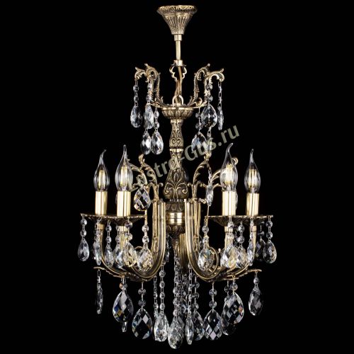 Люстра бронзовая Матильда №5/2 Баден в Химках Гусь Хрустальный