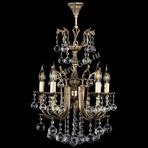 Люстра бронзовая Матильда №5/2 Шар в Химках Гусь Хрустальный
