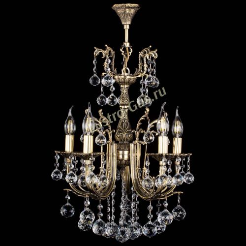 Люстра бронзовая Матильда №5/2 Шар в Химках Гусь Хрустальный