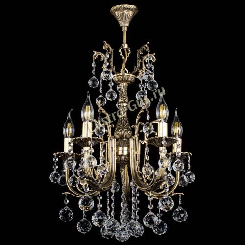 Люстра бронзовая Матильда №5/2 Шар в Химках Гусь Хрустальный