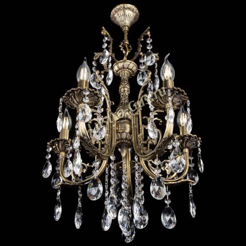 Люстра бронзовая Матильда №5/2 Журавлик в Химках Гусь Хрустальный