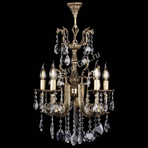 Люстра бронзовая Матильда №5/2 Звездочка в Химках Гусь Хрустальный