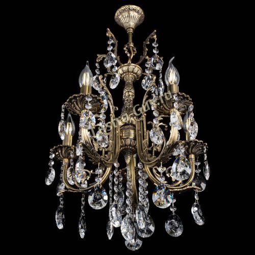 Люстра бронзовая Матильда №5/2 Звездочка в Химках Гусь Хрустальный