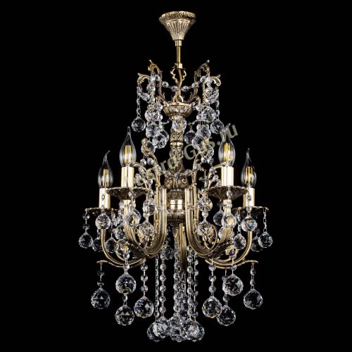 Люстра бронзовая Матильда №5/3 Шар в Химках Гусь Хрустальный