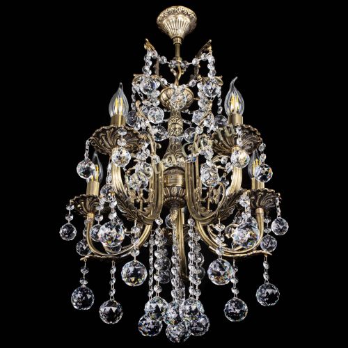 Люстра бронзовая Матильда №5/3 Шар в Химках Гусь Хрустальный