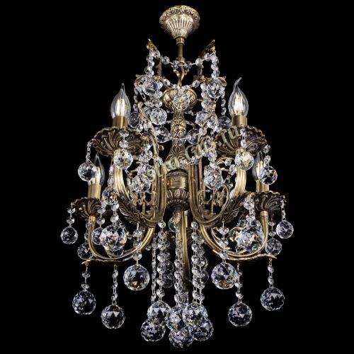 Люстра бронзовая Матильда №5/3 Шар в Химках Гусь Хрустальный