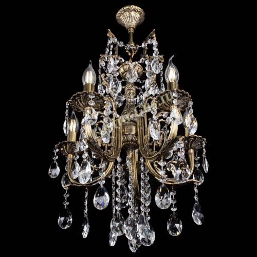 Люстра бронзовая Матильда №5/3 Журавлик в Химках Гусь Хрустальный