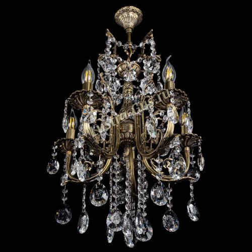 Люстра бронзовая Матильда №5/3 Звездочка в Химках Гусь Хрустальный