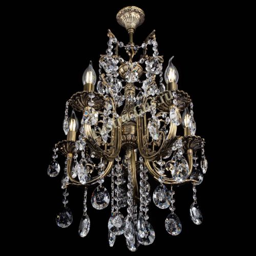 Люстра бронзовая Матильда №5/3 Звездочка в Химках Гусь Хрустальный