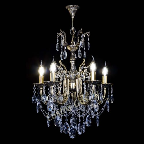 Люстра бронзовая Матильда №5 Баден в Химках Гусь Хрустальный