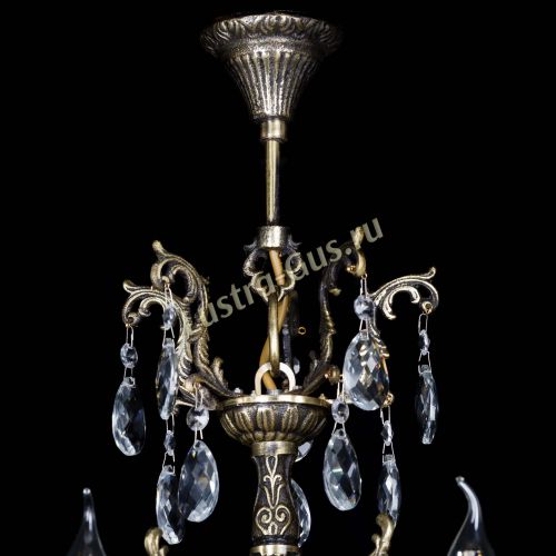Люстра бронзовая Матильда №5 Баден в Химках Гусь Хрустальный