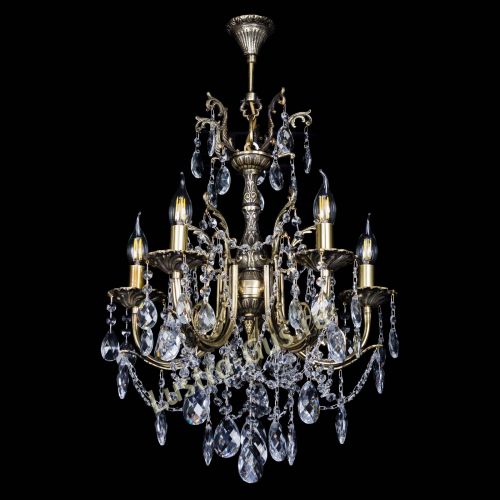 Люстра бронзовая Матильда №5 Баден в Химках Гусь Хрустальный