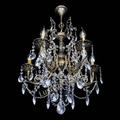 Люстра бронзовая Матильда №5 Баден в Химках Гусь Хрустальный