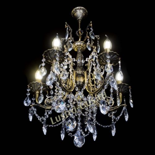 Люстра бронзовая Матильда №5 Баден в Химках Гусь Хрустальный