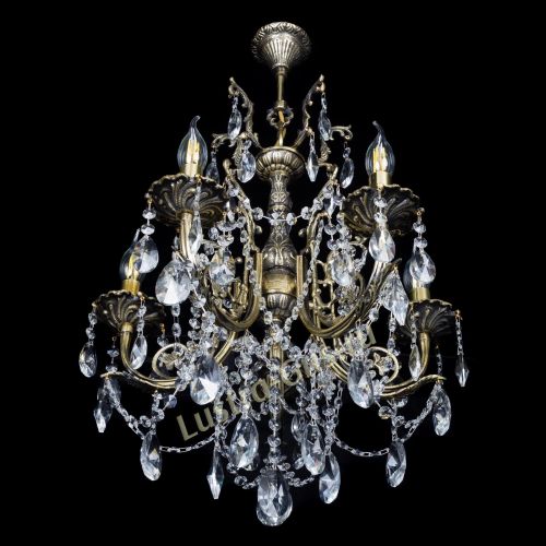 Люстра бронзовая Матильда №5 Лучик в Химках Гусь Хрустальный