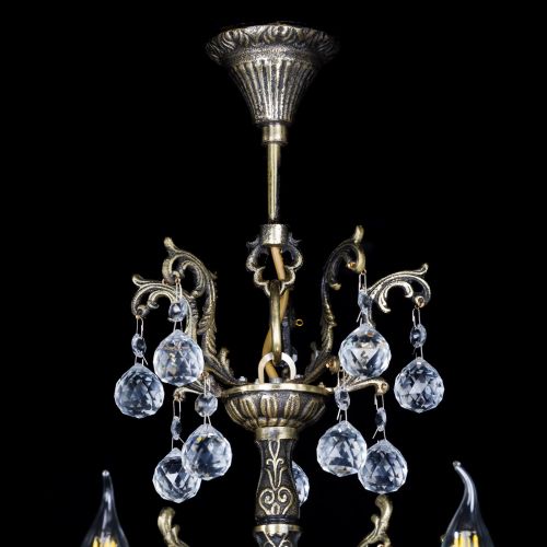 Люстра бронзовая Матильда №5 Шар в Химках Гусь Хрустальный