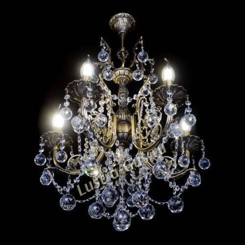 Люстра бронзовая Матильда №5 Шар в Химках Гусь Хрустальный