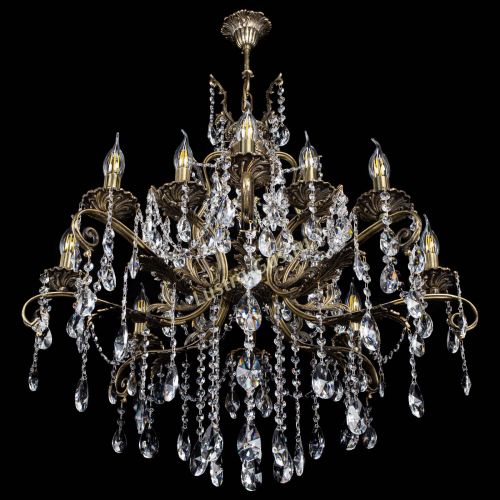 Люстра бронзовая Мелания №12/2 лучик в Химках Гусь Хрустальный