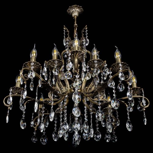 Люстра бронзовая Мелания №12/1 баден в Химках Гусь Хрустальный