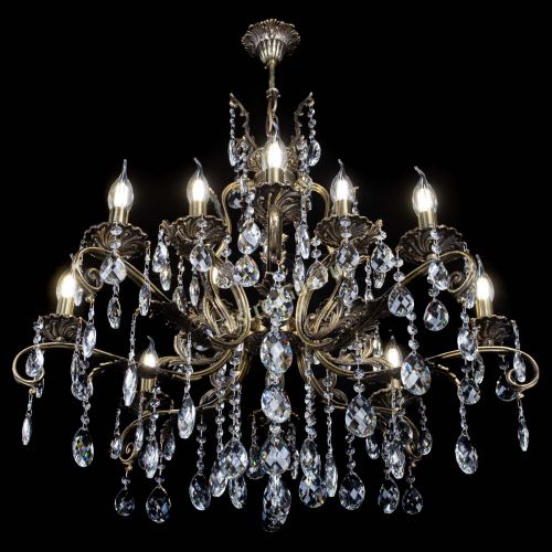 Люстра бронзовая Мелания №12/1 баден в Химках Гусь Хрустальный