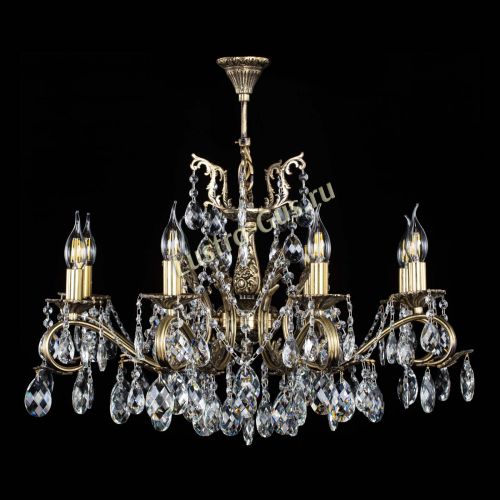 Люстра бронзовая Милана №1 баден в Химках Гусь Хрустальный