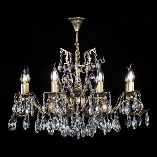 Люстра бронзовая Милана №1 баден в Химках Гусь Хрустальный