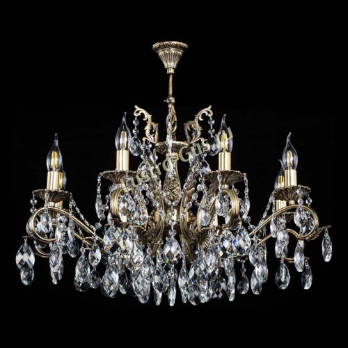 Люстра бронзовая Милана №1 баден в Химках Гусь Хрустальный