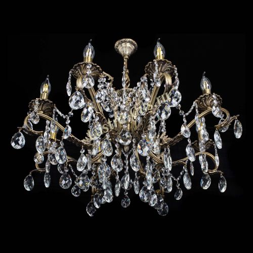 Люстра бронзовая Милана №1 баден в Химках Гусь Хрустальный