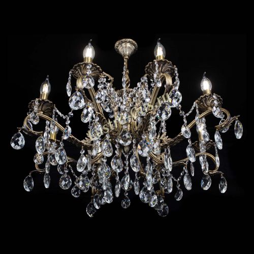 Люстра бронзовая Милана №1 баден в Химках Гусь Хрустальный