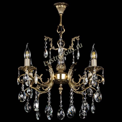 Люстра бронзовая Милана №4/2 баден в Химках Гусь Хрустальный