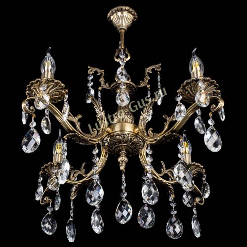 Люстра бронзовая Милана №4/2 баден в Химках Гусь Хрустальный