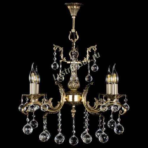 Люстра бронзовая Милана №4/2 шар в Химках Гусь Хрустальный