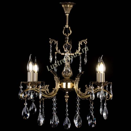 Люстра бронзовая Милана №4/2 журавлик в Химках Гусь Хрустальный