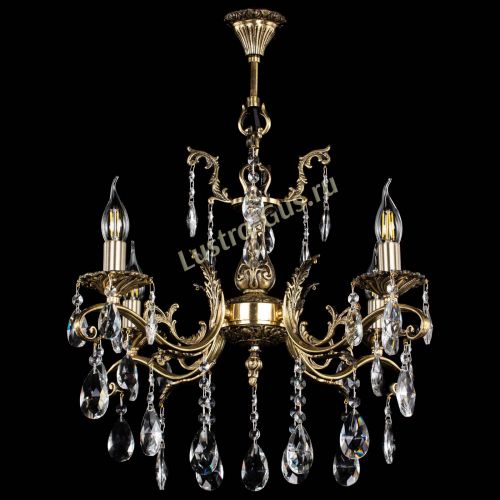 Люстра бронзовая Милана №4/2 журавлик в Химках Гусь Хрустальный