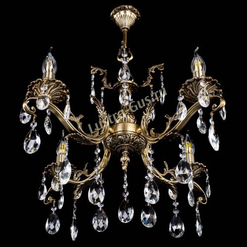 Люстра бронзовая Милана №4/2 журавлик в Химках Гусь Хрустальный