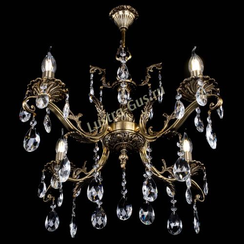 Люстра бронзовая Милана №4/2 журавлик в Химках Гусь Хрустальный