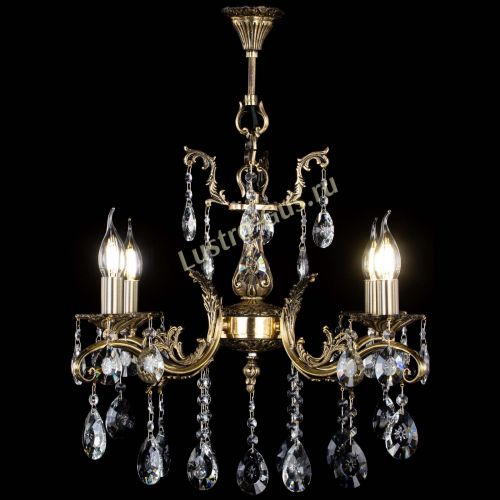 Люстра бронзовая Милана №4/2 звездочка в Химках Гусь Хрустальный