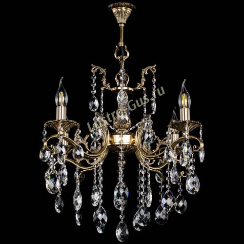 Люстра бронзовая Милана №4 баден в Химках Гусь Хрустальный