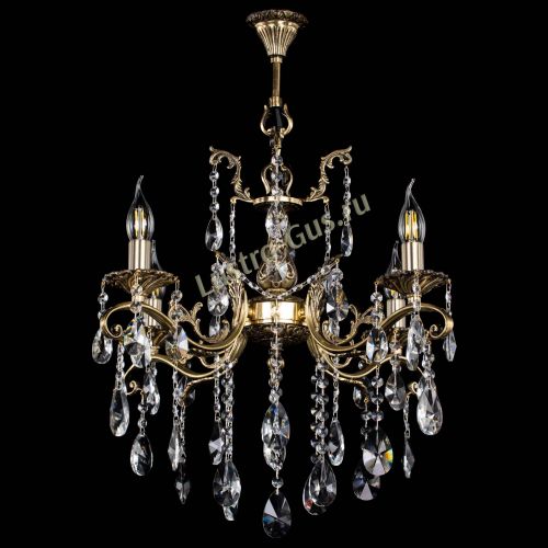 Люстра бронзовая Милана №4 лучик в Химках Гусь Хрустальный